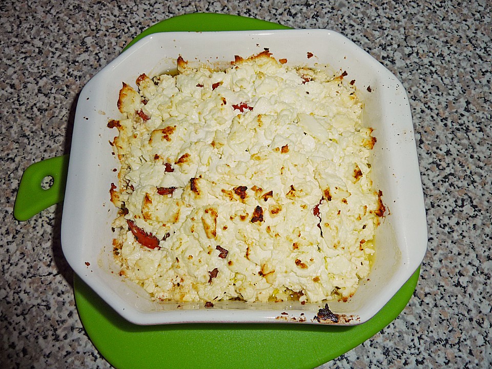 Überbackener Schafskäse mit Tomaten von mamatuktuk | Chefkoch.de