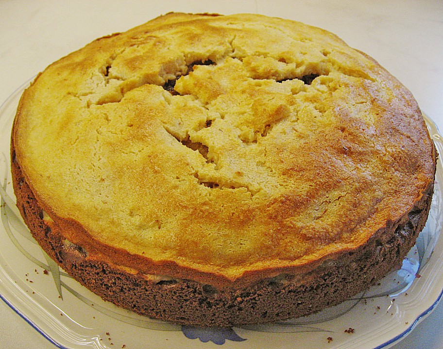 Schoko - Kuchen mit Mandarinen und Kokos - Schmandguss ...