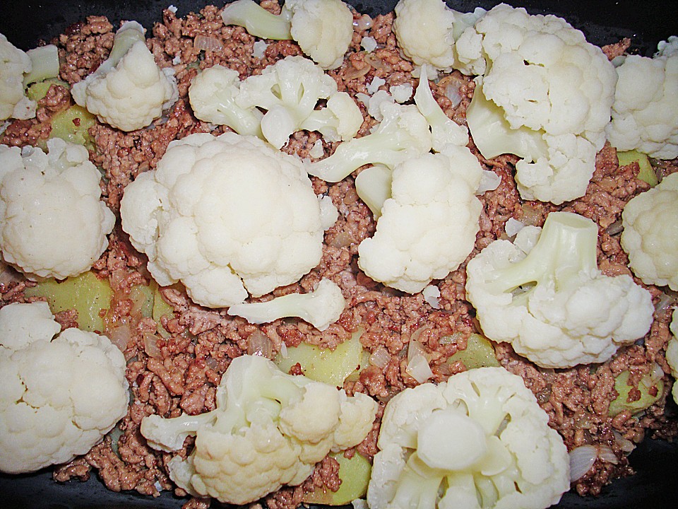 Kartoffel - Blumenkohl - Hackfleisch - Gratin von jolina1976 | Chefkoch.de