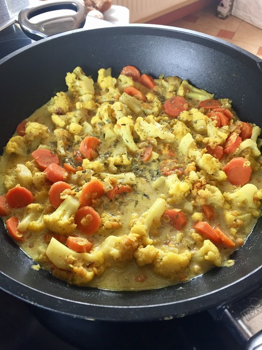 Blumenkohl - Möhren - Curry Mit Roten Linsen Von Tinchen37 | Chefkoch.de