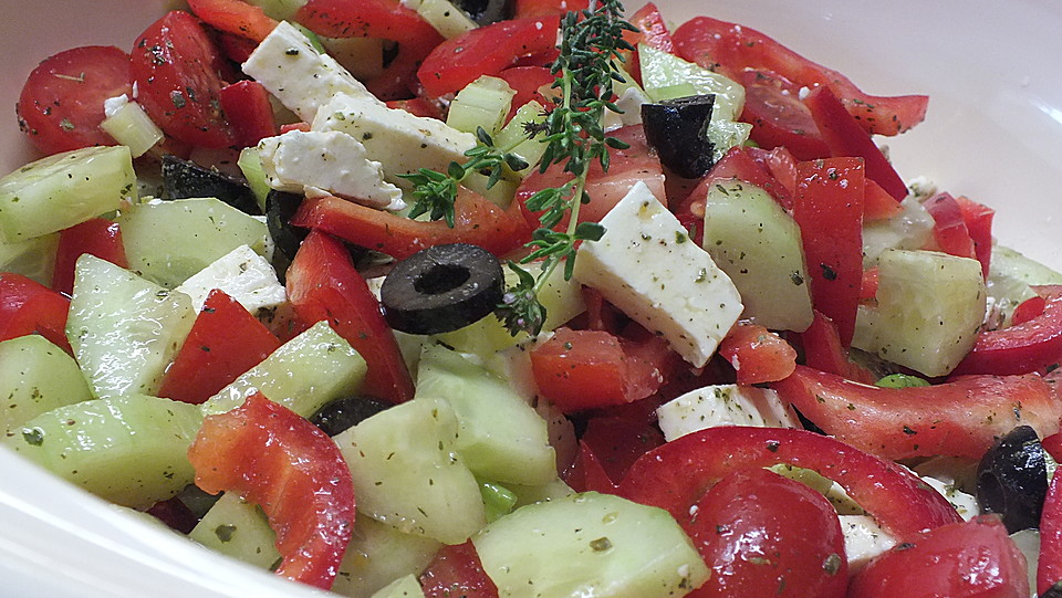 Griechischer Salat klassisch von heimwerkerkönig | Chefkoch.de
