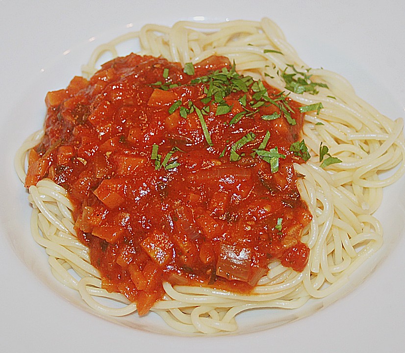 Nudeln mit Tomatensauce von miamilly | Chefkoch.de