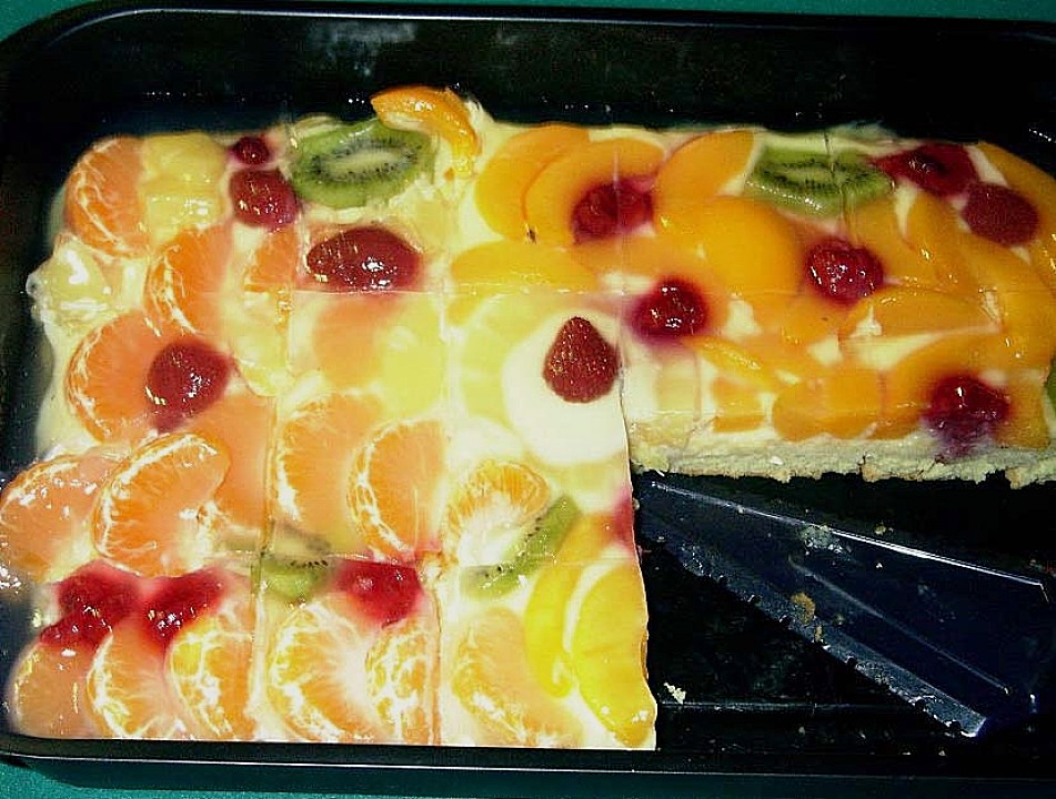 Obst-Blechkuchen von Fips01 | Chefkoch.de