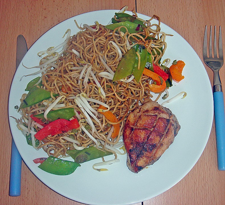 Gebratene Nudeln mit Entenbrust von ChopSuey | Chefkoch.de