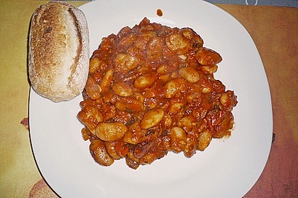 Riesenbohnen in pikanter Tomatensauce 7
