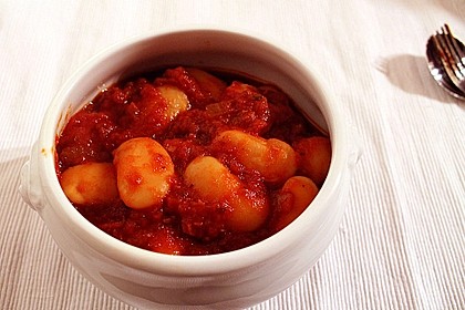 Riesenbohnen in pikanter Tomatensauce 11