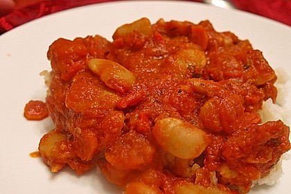 Riesenbohnen in pikanter Tomatensauce 10