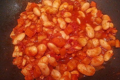 Riesenbohnen in pikanter Tomatensauce 8