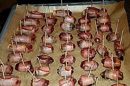 Gefüllte Datteln im Speckmantel 8