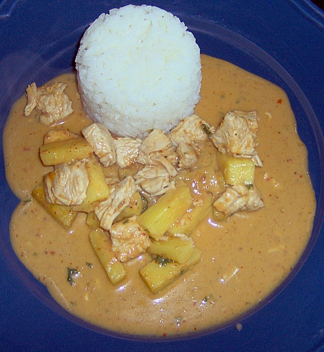 Rotes Curry mit Ananas von hieronimi | Chefkoch.de