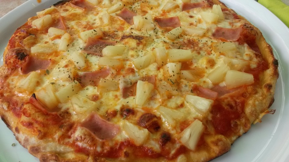 Hawaii-Pizza von wolywell | Chefkoch.de