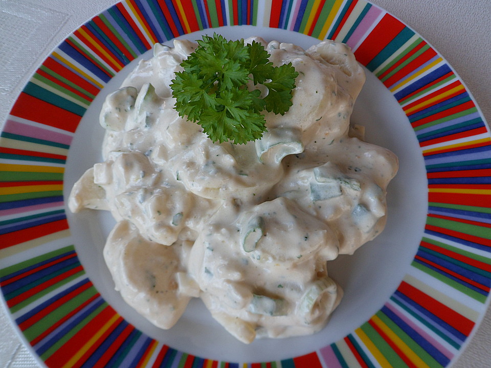 Kartoffelsalat mit Joghurt und Schmand von werner43 | Chefkoch.de