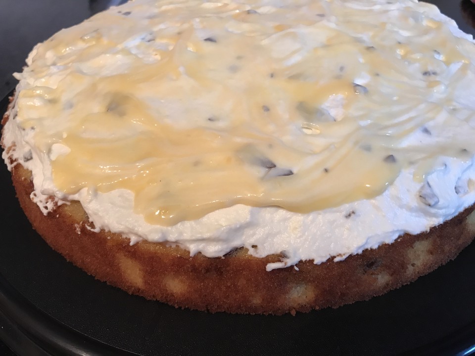 Kirsch - Eierlikör - Blechkuchen mit Schmand - Sahne von superkirst ...