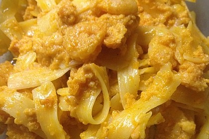 Pasta mit Knoblauch - Tomaten - Shrimps 2