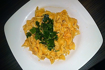Pasta mit Knoblauch - Tomaten - Shrimps 13