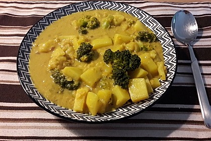 Kartoffel-Brokkoli-Curry mit Kokosmilch 30
