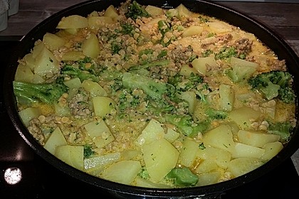 Kartoffel-Brokkoli-Curry mit Kokosmilch 24