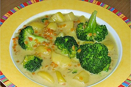 Kartoffel-Brokkoli-Curry mit Kokosmilch 15