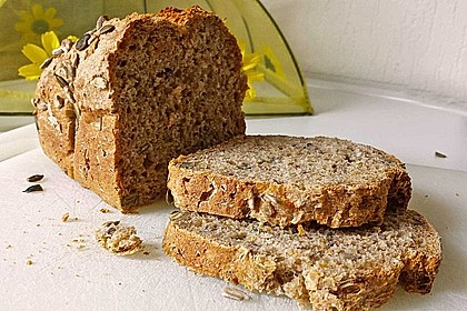 Saftiges Vollkornbrot ohne Kneten 7