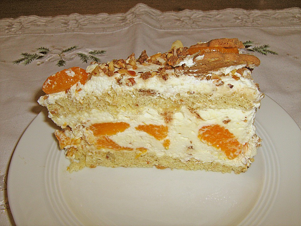 Mandarinen - Spekulatius - Torte von anemone76 | Chefkoch.de