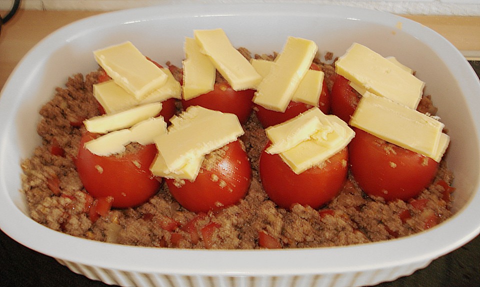 Gefüllte Tomaten mit Hackfleisch | Chefkoch.de
