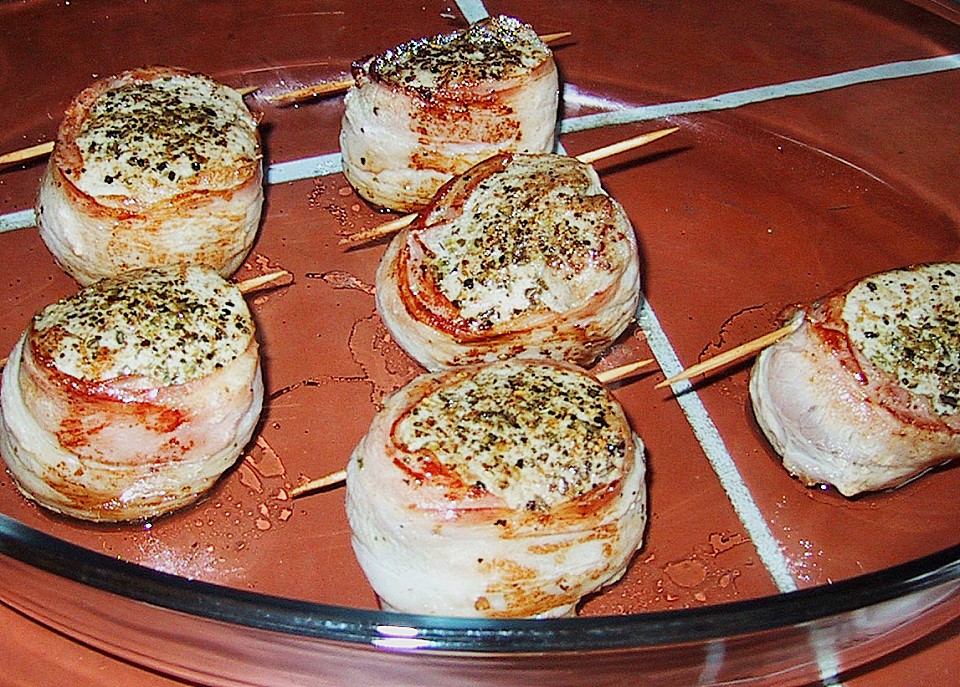 Überbackene Schweinefiletmedaillons mit Feldsalat von Corela1 | Chefkoch.de