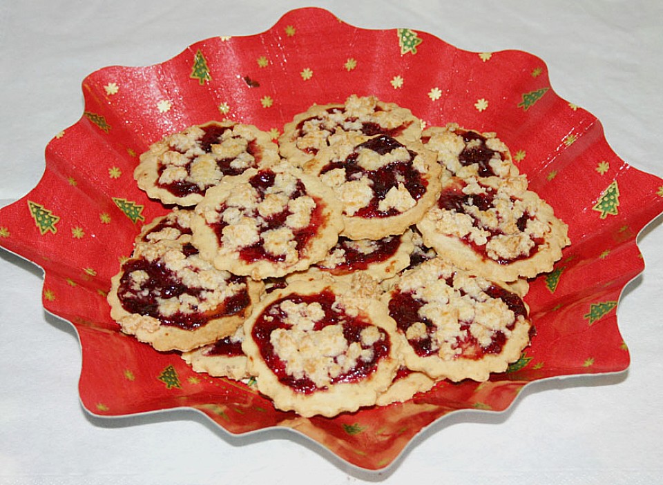 Plätzchen mit Preiselbeeren und Kokosstreusel von somfolder | Chefkoch.de