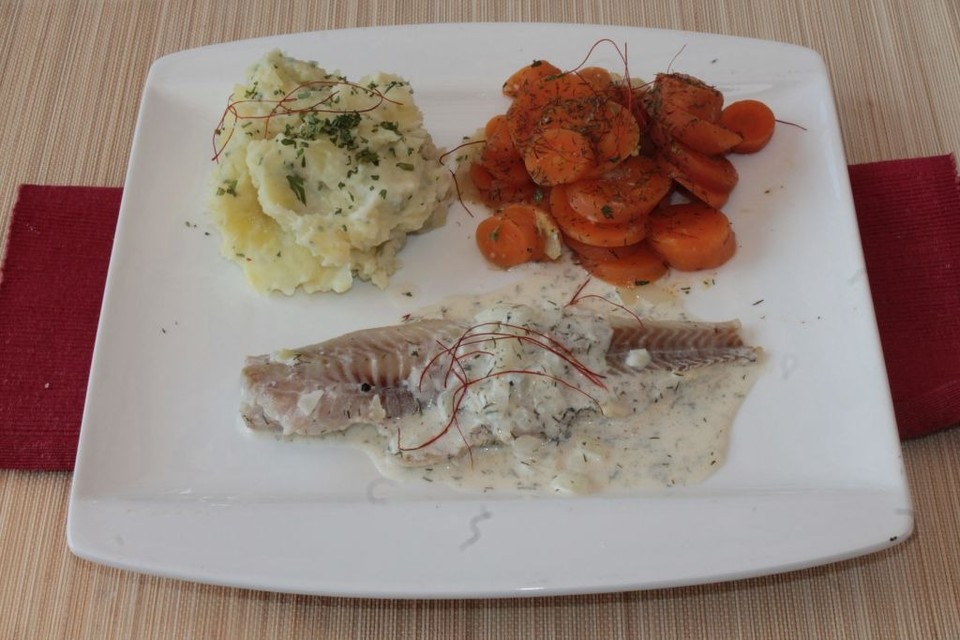 Seelachsfilet in Dillsauce von Lindasgaby | Chefkoch.de