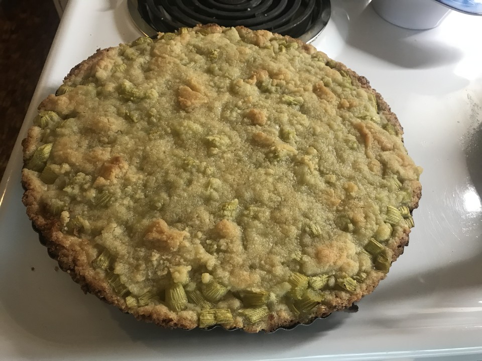 Rhabarberkuchen mit Streusel von gefundenworden | Chefkoch.de