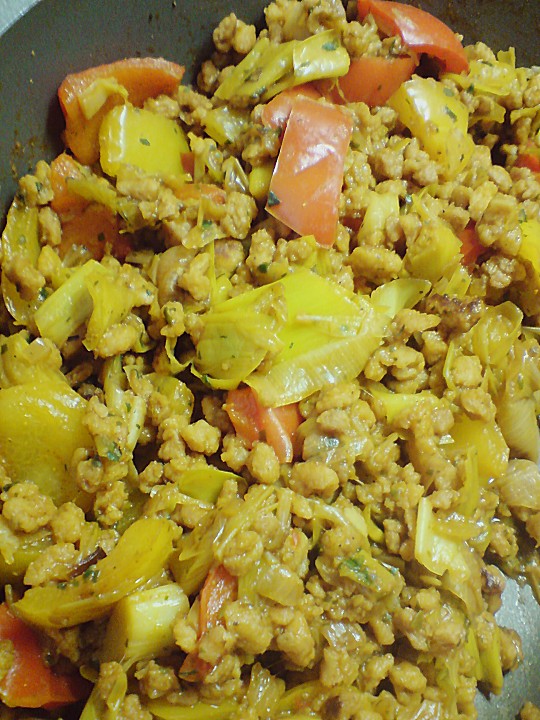 Zucchini-Sojahack Pfanne von Fanca | Chefkoch.de