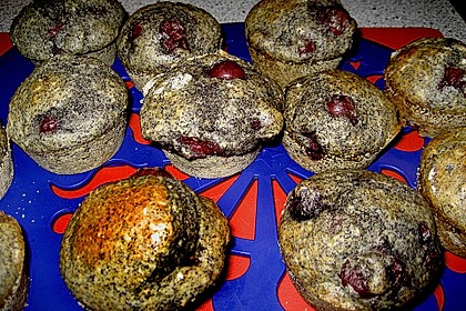 Mohn - Kirsch - Muffins 7