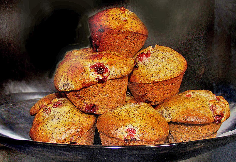 Mohn - Kirsch - Muffins von Monsen | Chefkoch.de