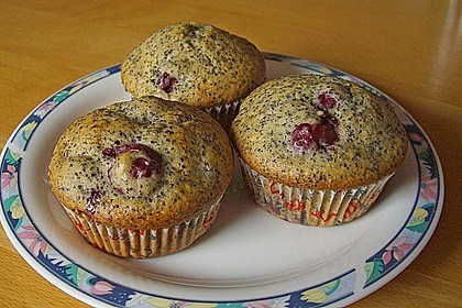 Mohn - Kirsch - Muffins 1