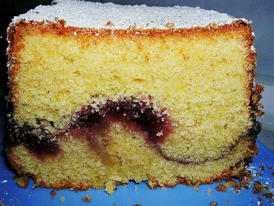 Vanillekuchen mit Marmeladenfüllung von Medusa_bln | Chefkoch.de