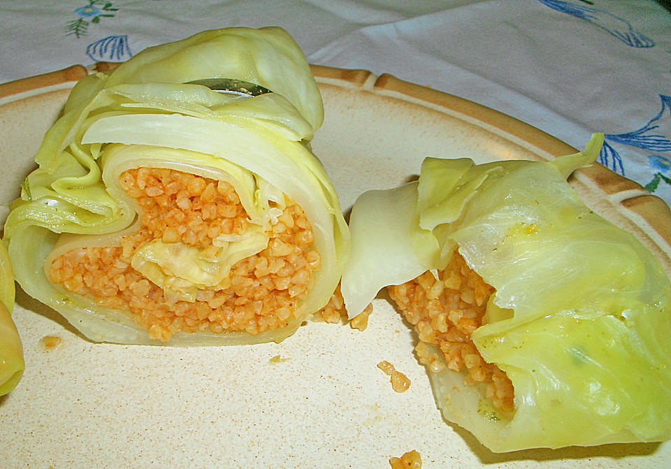 Vegetarische Kohlrouladen von souzel | Chefkoch.de