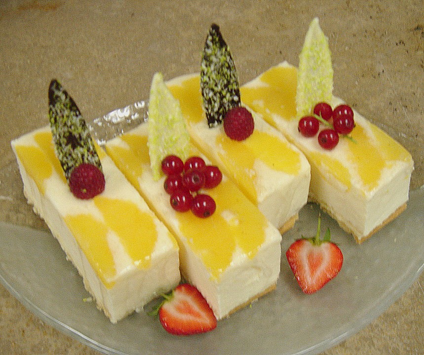 Joghurt - Mandarinen - Schnitten von TheSunny | Chefkoch.de