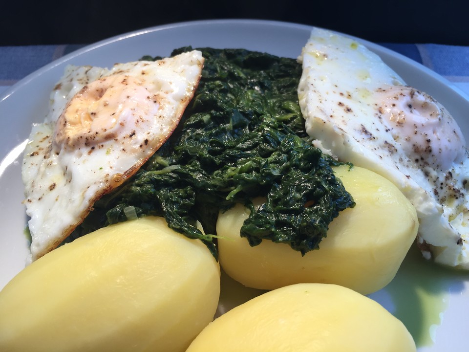 Kartoffeln, Spinat, Käse und Ei von axel-42 | Chefkoch.de