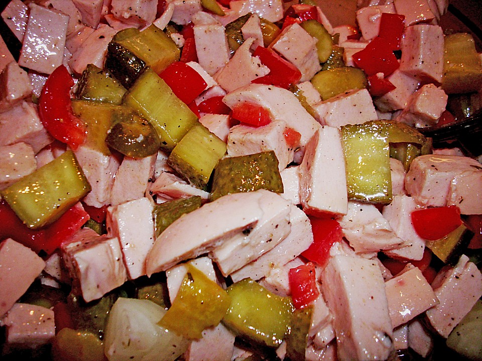 Wurstsalat mit Paprika von suse1970 | Chefkoch.de