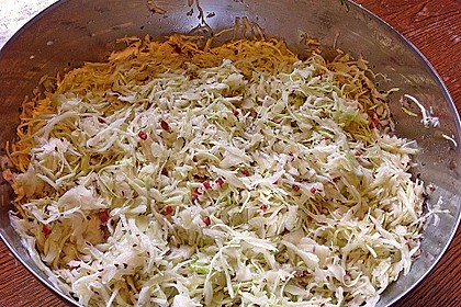 Bayrischer Krautsalat mit Speck 13