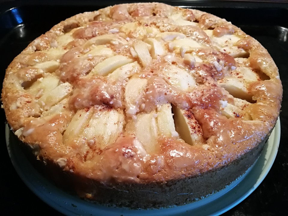 Blitz - Apfel - Mandel - Kuchen mit Punschguss von Juulee ...