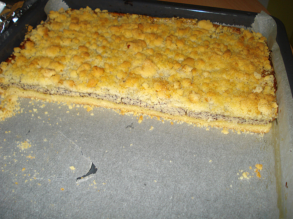 Vanille - Mohn - Kuchen mit Streusel von semmerl | Chefkoch.de
