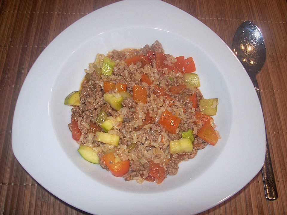 Reispfanne mit Rinderhack von Kuschelsteffi | Chefkoch.de