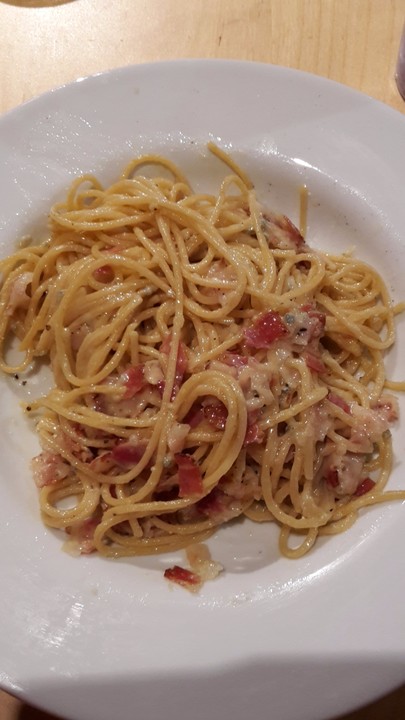 Spaghetti mit Speck und Gorgonzola von daja | Chefkoch.de