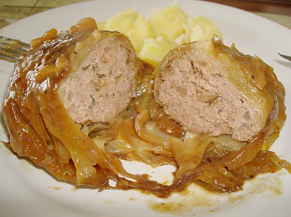 Kohlrouladen Hackfleisch Braten Instakoch Schnell Allemal Lohnt Aufwand Leckeren Gericht Zusätzliche Frikadellen