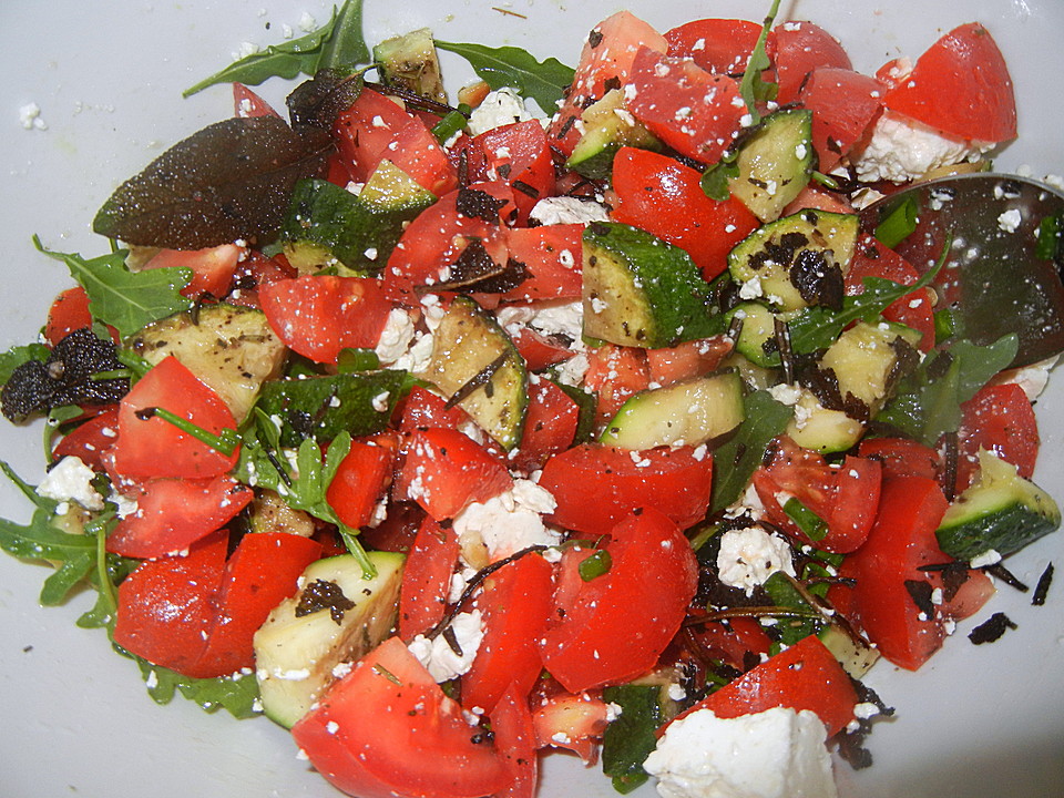 Tomatensalat mit gebratenen Zucchini von Cantate | Chefkoch.de