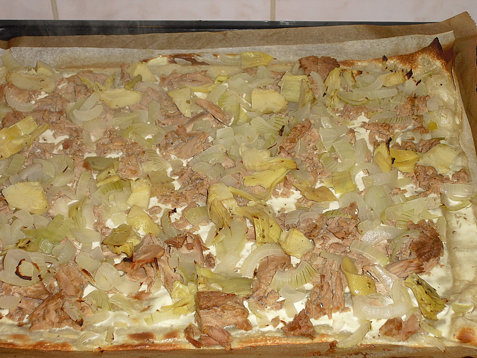 Flammkuchen mit Thunfisch von Zuckerbacher | Chefkoch.de