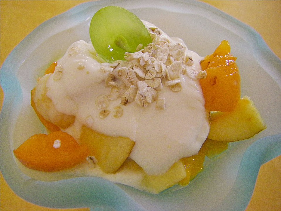 Obstsalat mit Joghurt von Engelmietz | Chefkoch.de
