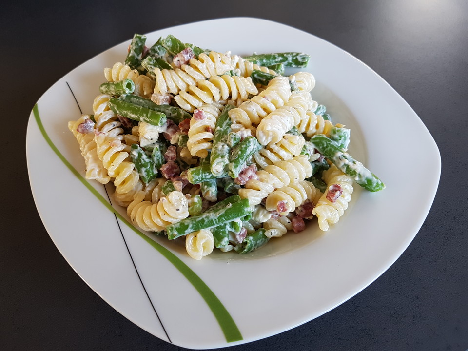 Penne mit grünen Bohnen und Schafskäse von fine | Chefkoch.de