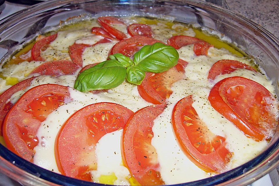 Marinierter Lachs, überbacken mit Tomaten und Mozzarella von sexy-hexy ...