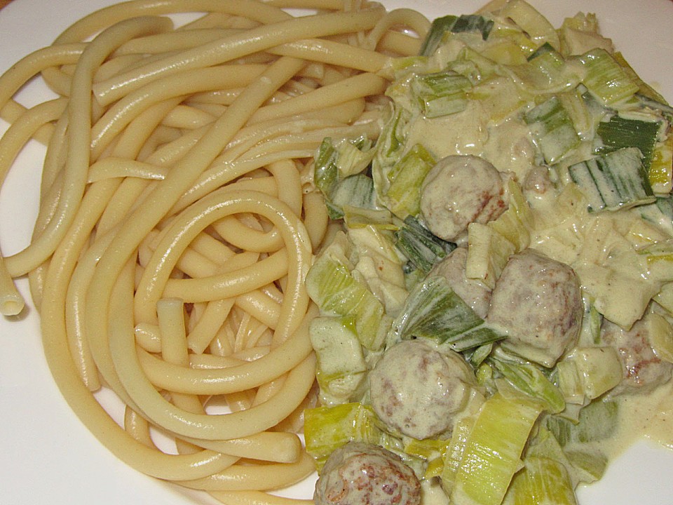 Nudeln mit Lauch und Wurst von Dezemberkind | Chefkoch.de